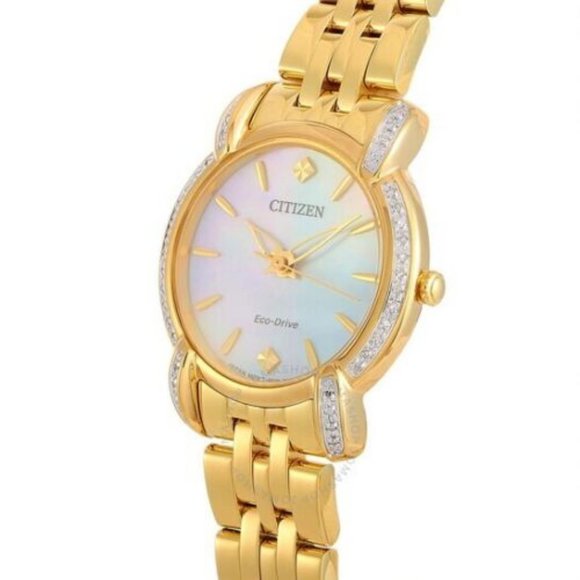 Citizen EM0692-54D Jolie 30MM Women's Gold-Tone Watch - Picture 2 of 3